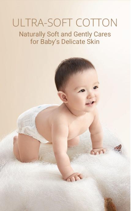 全棉时代婴儿棉柔巾（一包80片）x 3包